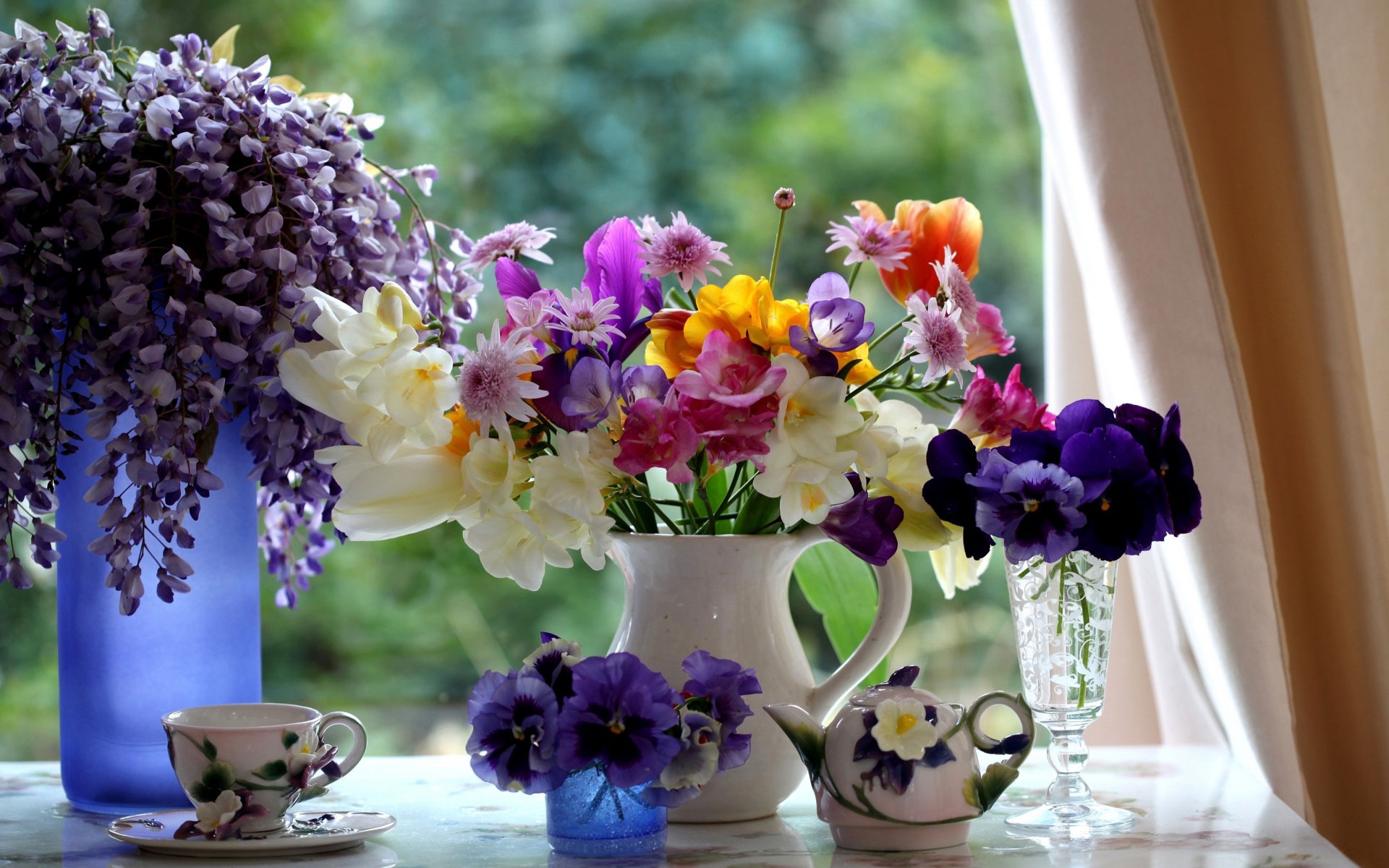 Цветы в вазе картинки на рабочий стол   подборка (13)