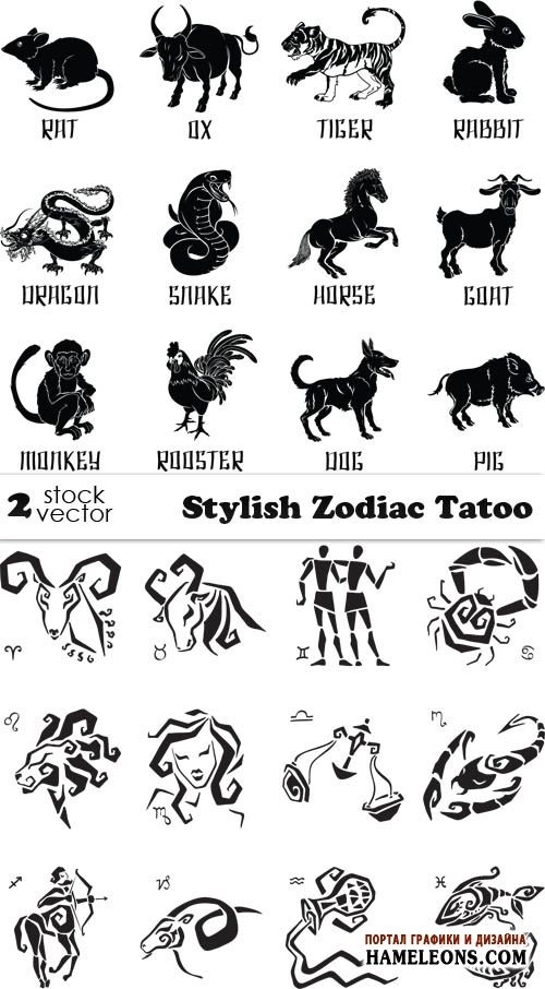 Татуировки со знаком зодиака
