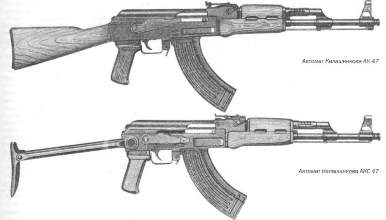 Ака 47 рисунок