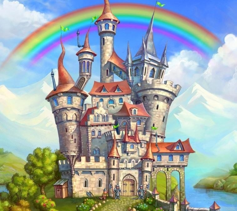 Картинки для детей сказочный замок   волшебный002