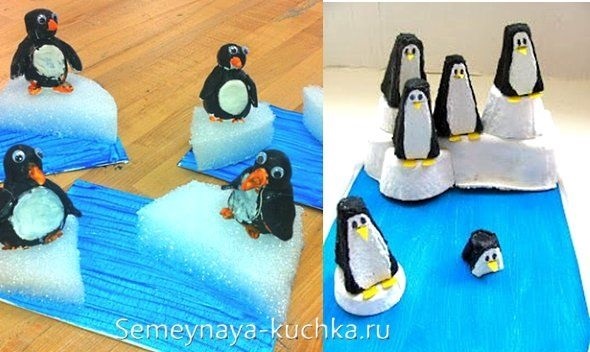Поделки своими руками пингвины – подборка001
