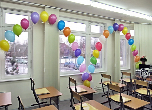 Как украсить зал на день учителя   фото (3)
