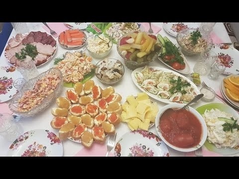 Открытки с накрытыми столами