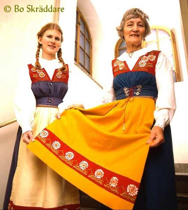 Национальная одежда шведов