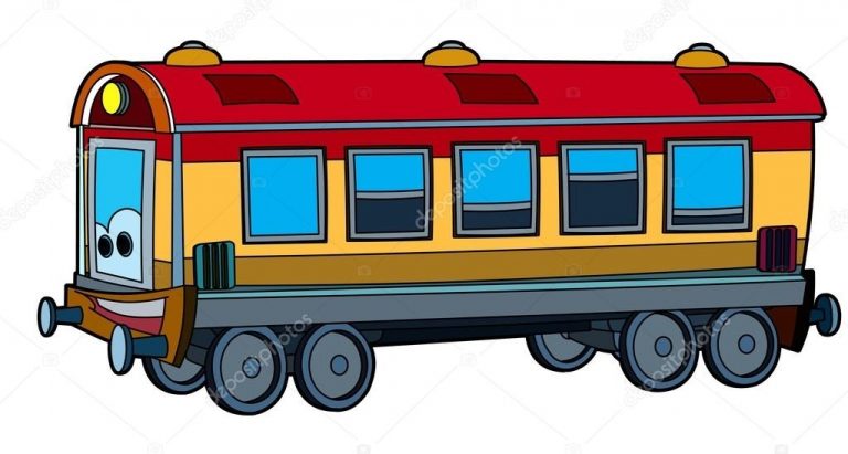 Грузовой вагон рисунок для детей