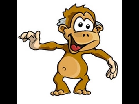 Картинка обезьянки для детей 003