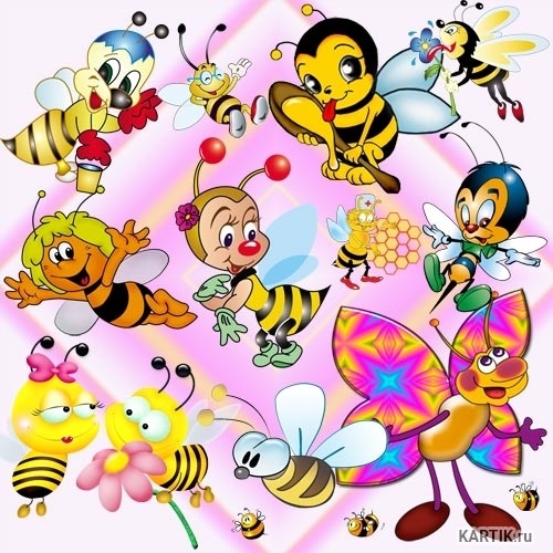Картинки мультяшные пчелки 003