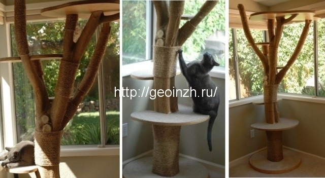 Кошки фото из дерева 012