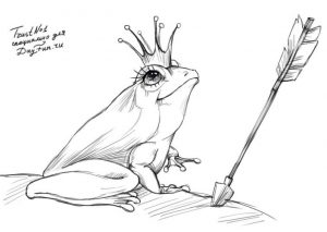 Рисунки карандашом к сказке царевна лягушка для 5 класса 015
