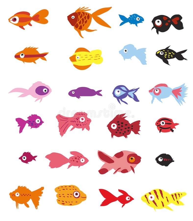 Рыбы нарисованные 007