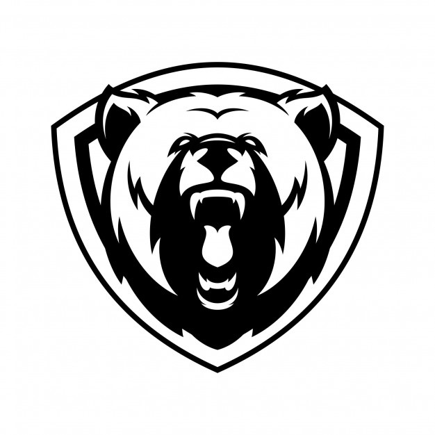 Эмблема медведь 014