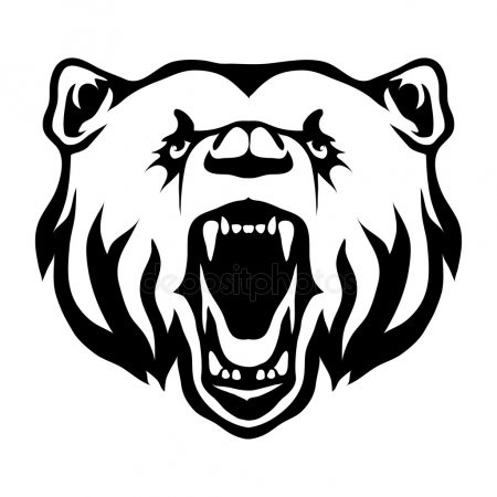 Эмблема медведь 019