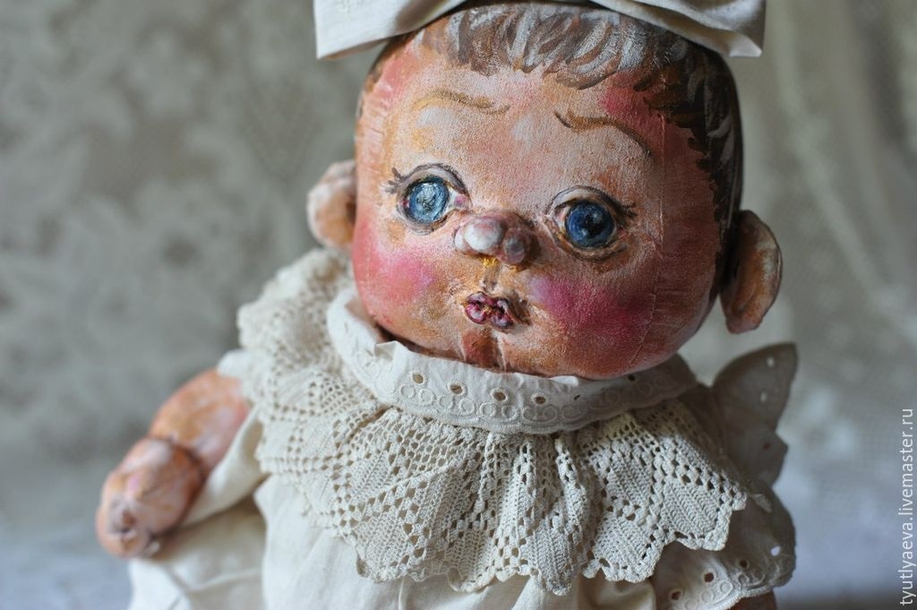 грунтованный текстиль куклы 003