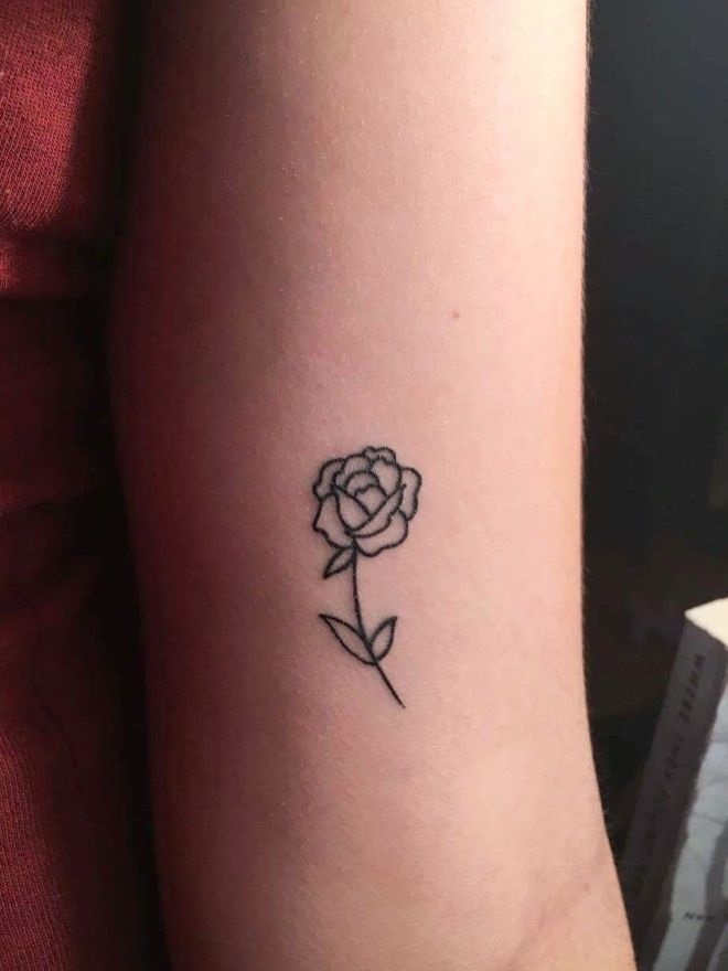 крутые розы тату 011