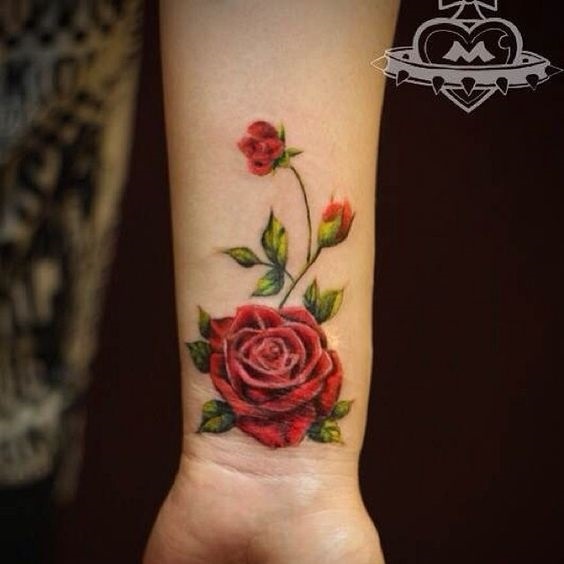 крутые розы тату 025