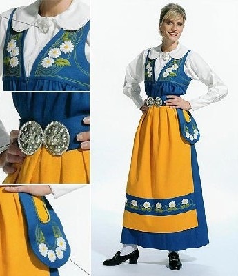 шведский национальный костюм 021