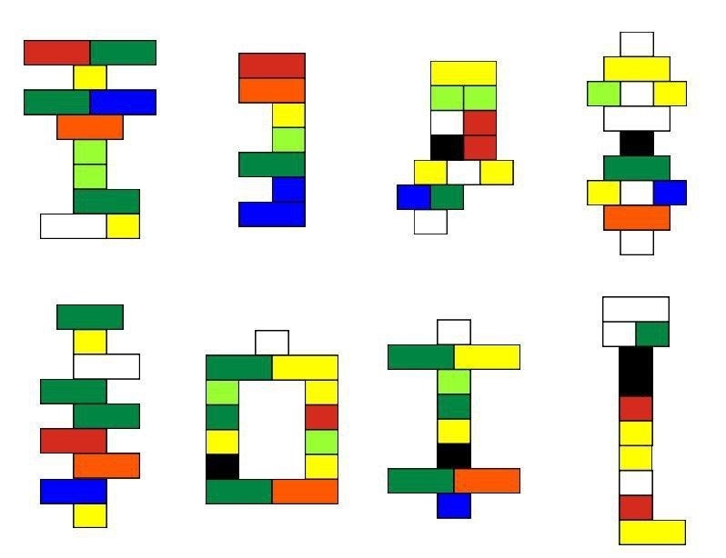Схемы построек из лего для дошкольников