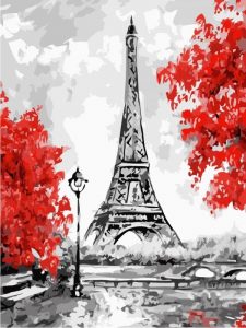Картинки нарисованная эйфелева башня 022