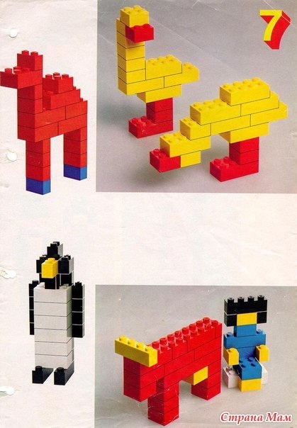 Схемы lego для детей 011