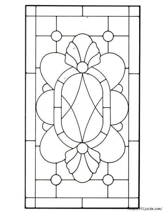 Витраж образец рисунка