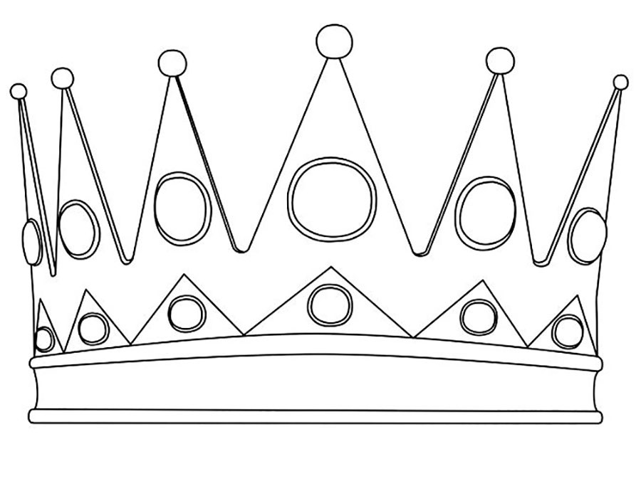 Корона короля рисунок