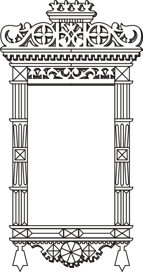 Рисунки наличников для окон