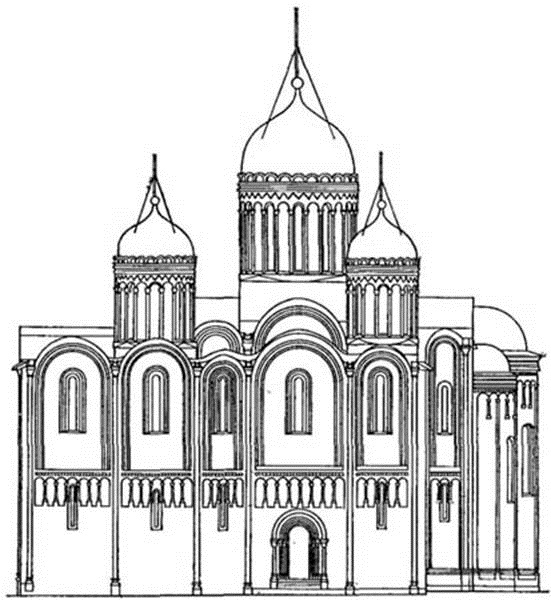 Собор московского кремля рисунок