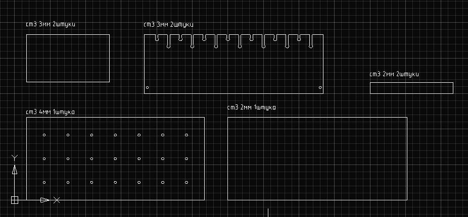 Вертикальный мангал чертеж dxf