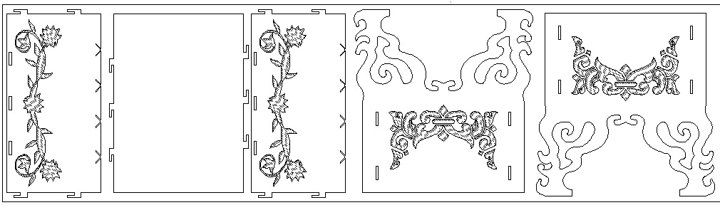 Мангал чертеж dxf