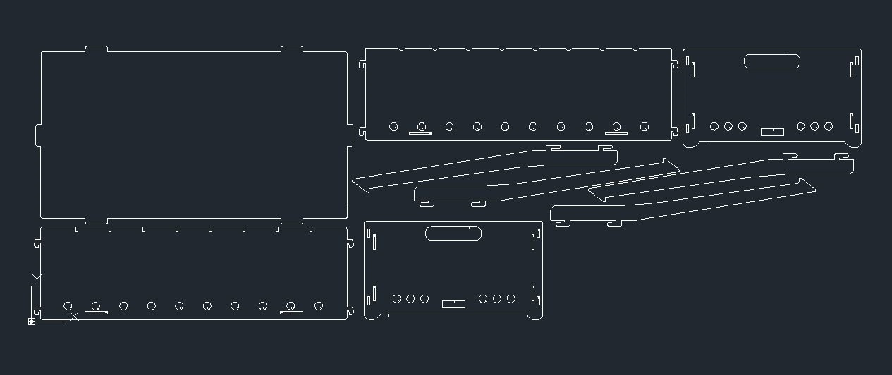 Мангал разборный чертеж dxf