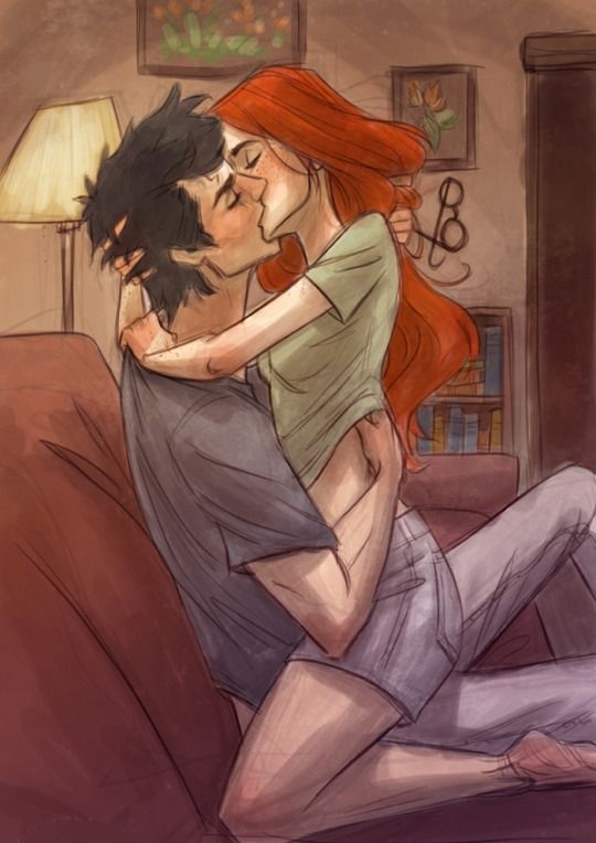 Harry and Ginny art картинки - подборка.