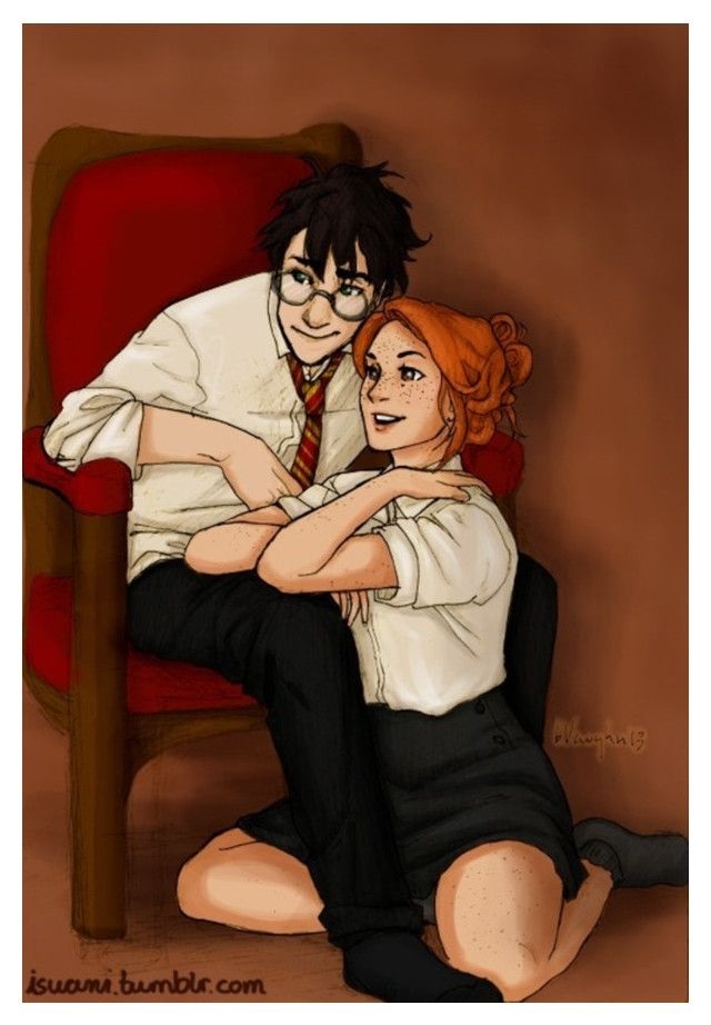 Harry and Ginny art картинки - подборка.