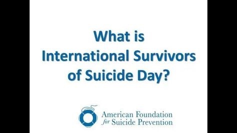 International Survivors of Suicide Day 015