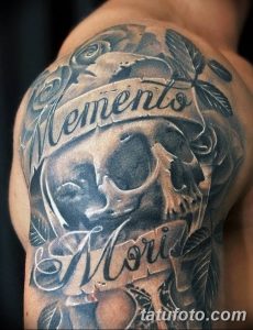 memento mori эскиз тату 022