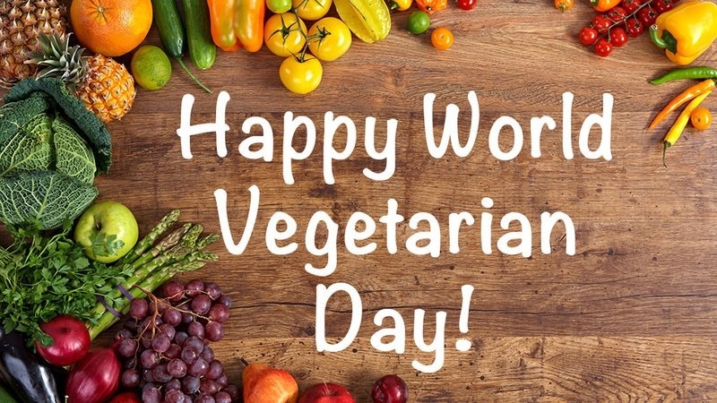 Международный веганский день (World Vegan Day)   красивая открытка 002