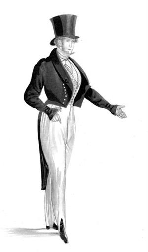 Мужская мода в англии 19 века картинки 001