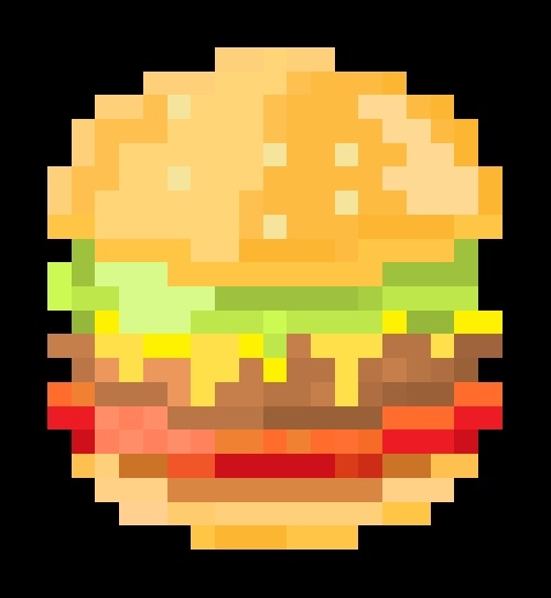 арт бургер пиксель 004
