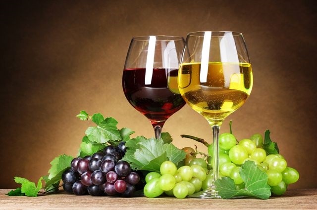 вино и виноград рисунок 008