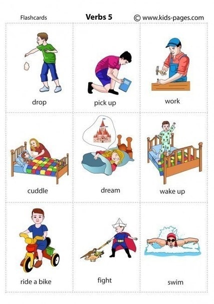 картинки глаголы для дошкольников 015