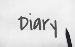 надпись diary 021