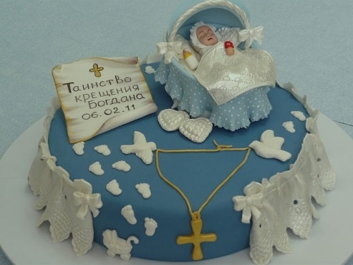 надпись на торте на крещение ребенка 018