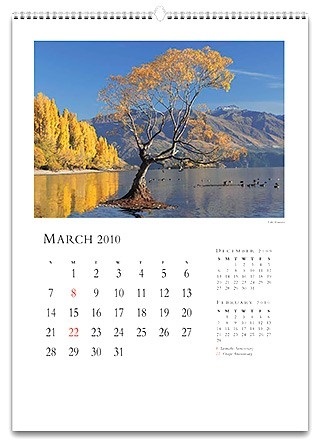 настенный красивый календарь 023