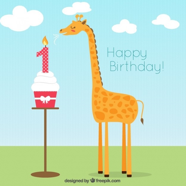 с днем рождения картинки жираф 018