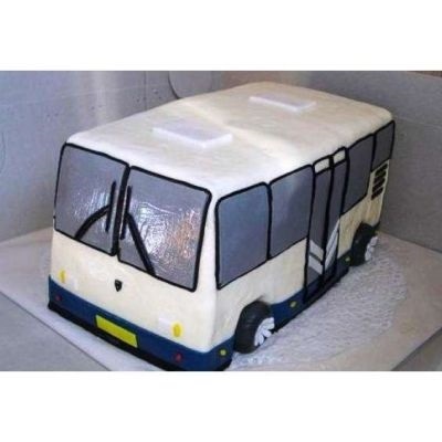 торт в форме автобуса 021