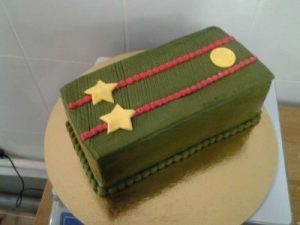 торт военная тематика 024