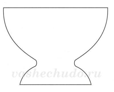 шаблон для рисования вазы 022