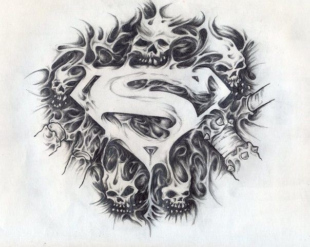 π Superman π | Superman tattoos, Batman tattoo, Marvel tattoos