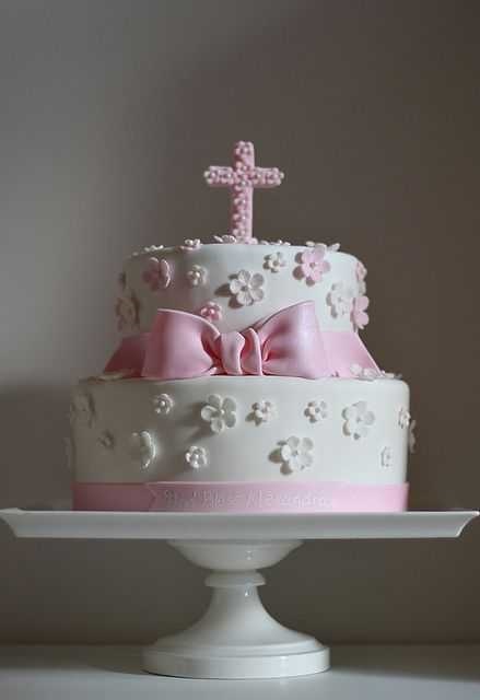 Торт на крестины для девочки красивые фото