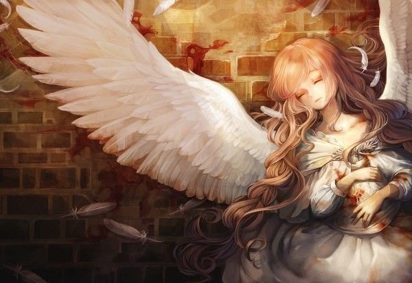 Арты девушки ангелы 001