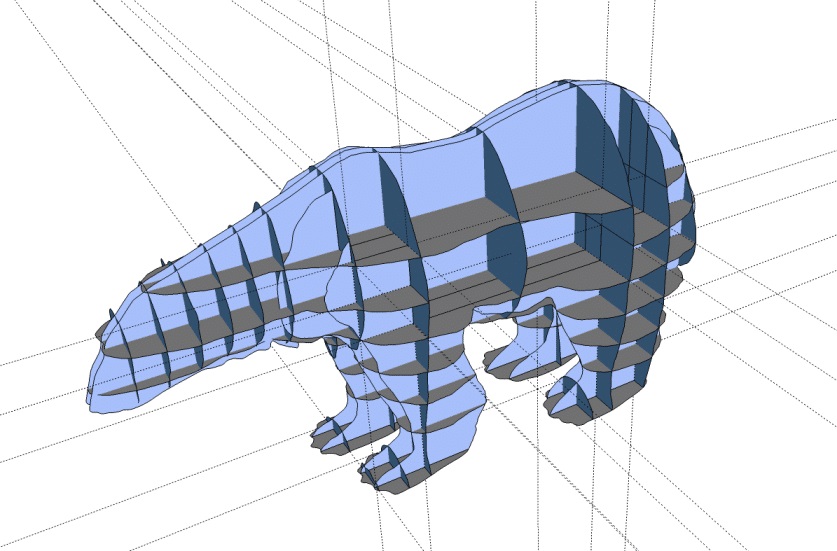 Медведь полка из фанеры